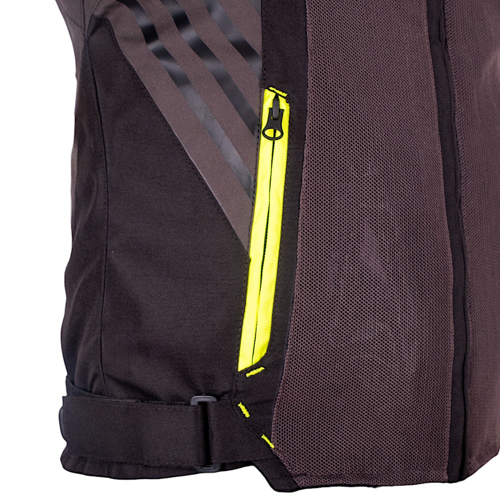 Dámská letní moto bunda W-TEC Jelsa šedá-fluo S - Obrázek 6