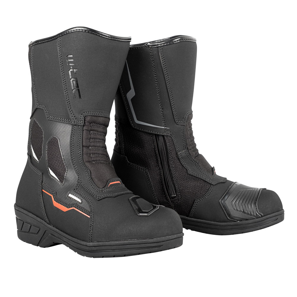 Dámské moto boty W-TEC Moanna černo-červená 39