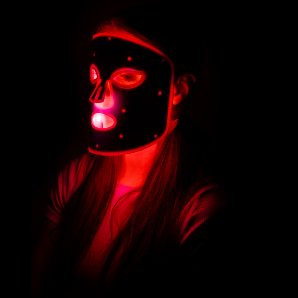 Nabíjecí silikonová ošetřující LED maska inSPORTline Santorina, USB (obrázek 9)