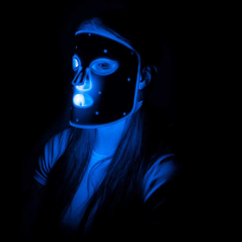 Nabíjecí silikonová ošetřující LED maska inSPORTline Santorina, USB (obrázek 7)