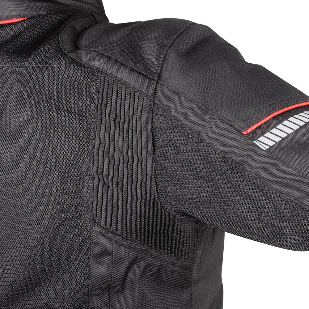 Dámská letní moto bunda W-TEC Martix Lady černo-růžová M rozšířená - Obrázek 6