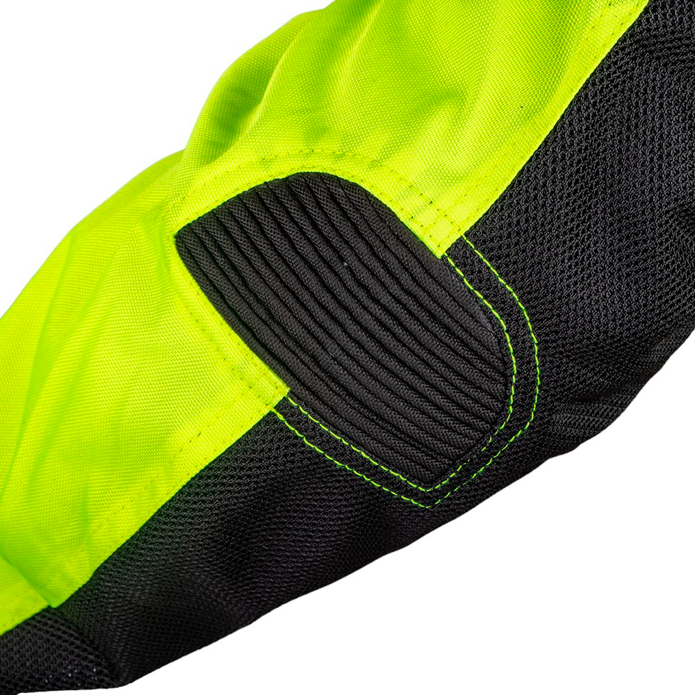 Letní moto bunda W-TEC Dexter černo-zelená 4XL - Obrázek 5