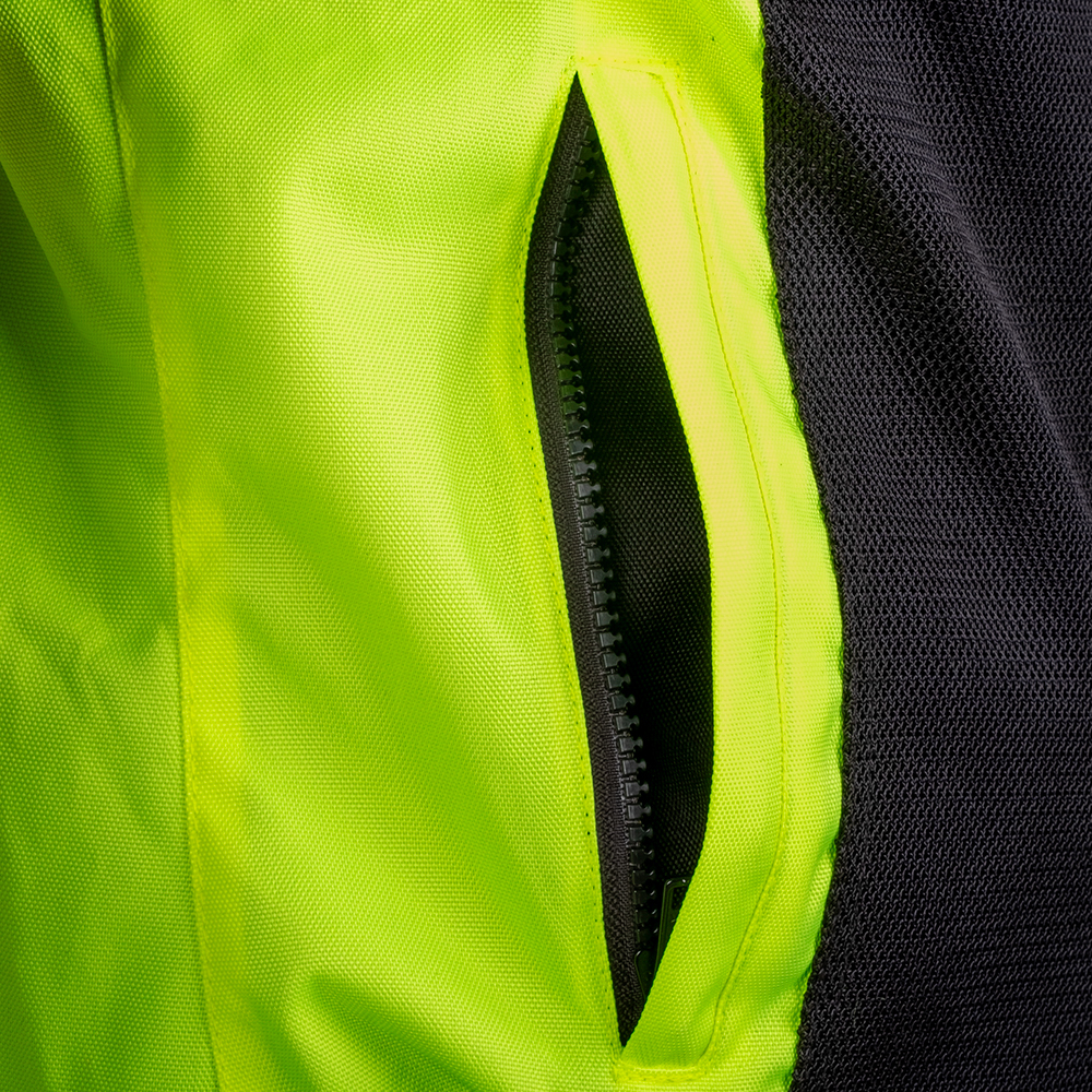 Letní moto bunda W-TEC Dexter černo-zelená 4XL - Obrázek 7