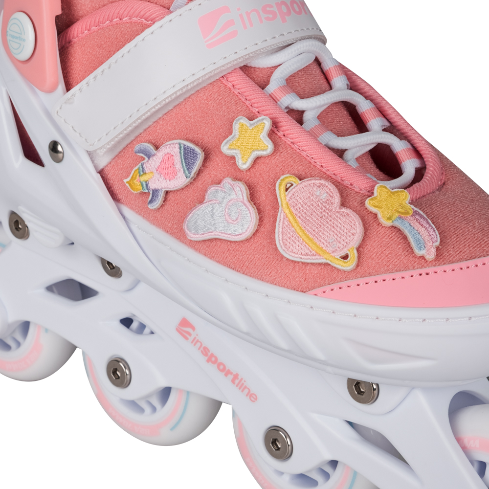 Nastavitelné kolečkové brusle inSPORTline Labelo M (37-40) - Obrázek 4