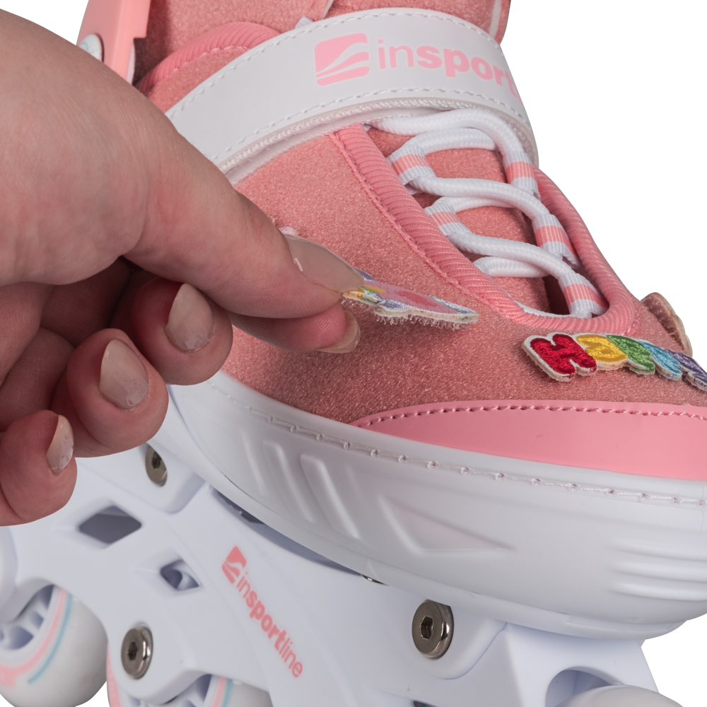 Nastavitelné kolečkové brusle inSPORTline Labelo M (37-40) - Obrázek 6