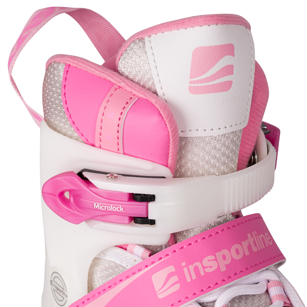 Dětské kolečkové brusle inSPORTline Caneto s předními LED kolečky XS (27-30) - Obrázek 5