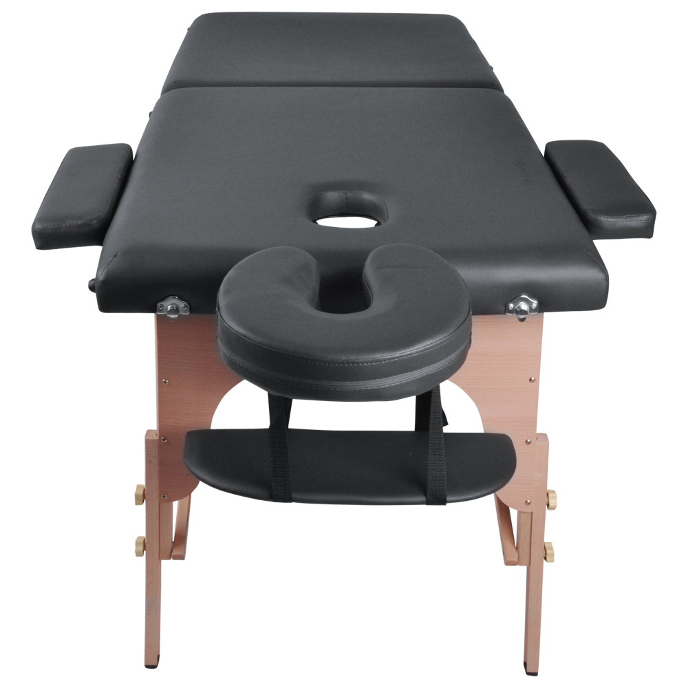 Masérské lehátko inSPORTline Orashi 186x60x62,5-85,5 cm 2-dílné dřevěné krémová (obrázek 7)