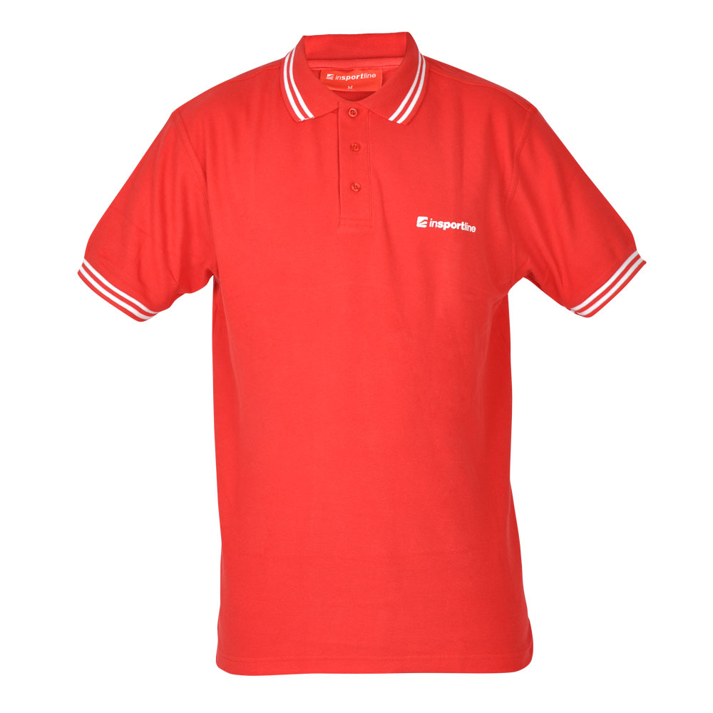 Sportovní tričko inSPORTline Polo červená - XXL