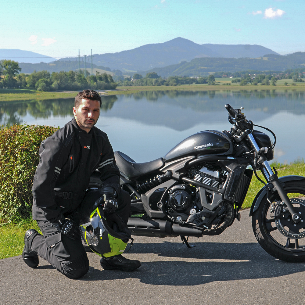 Pánské moto rukavice W-TEC Crushberg černá L (obrázek 8)