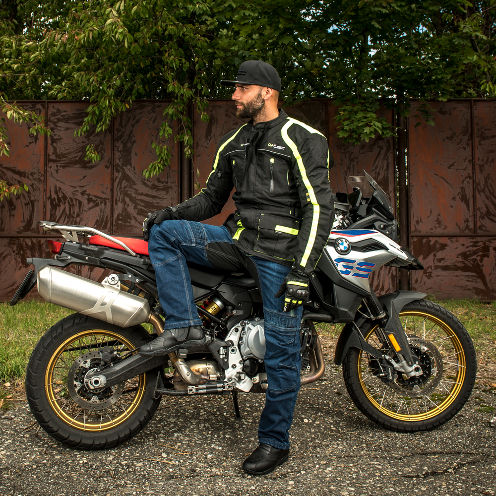 Pánské moto jeansy W-TEC Biterillo modrá S (obrázek 8)