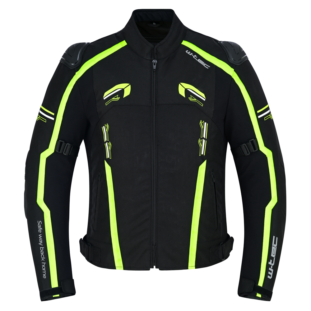Moto bunda W-TEC Tonkawo černá-fluo XL rozšířená