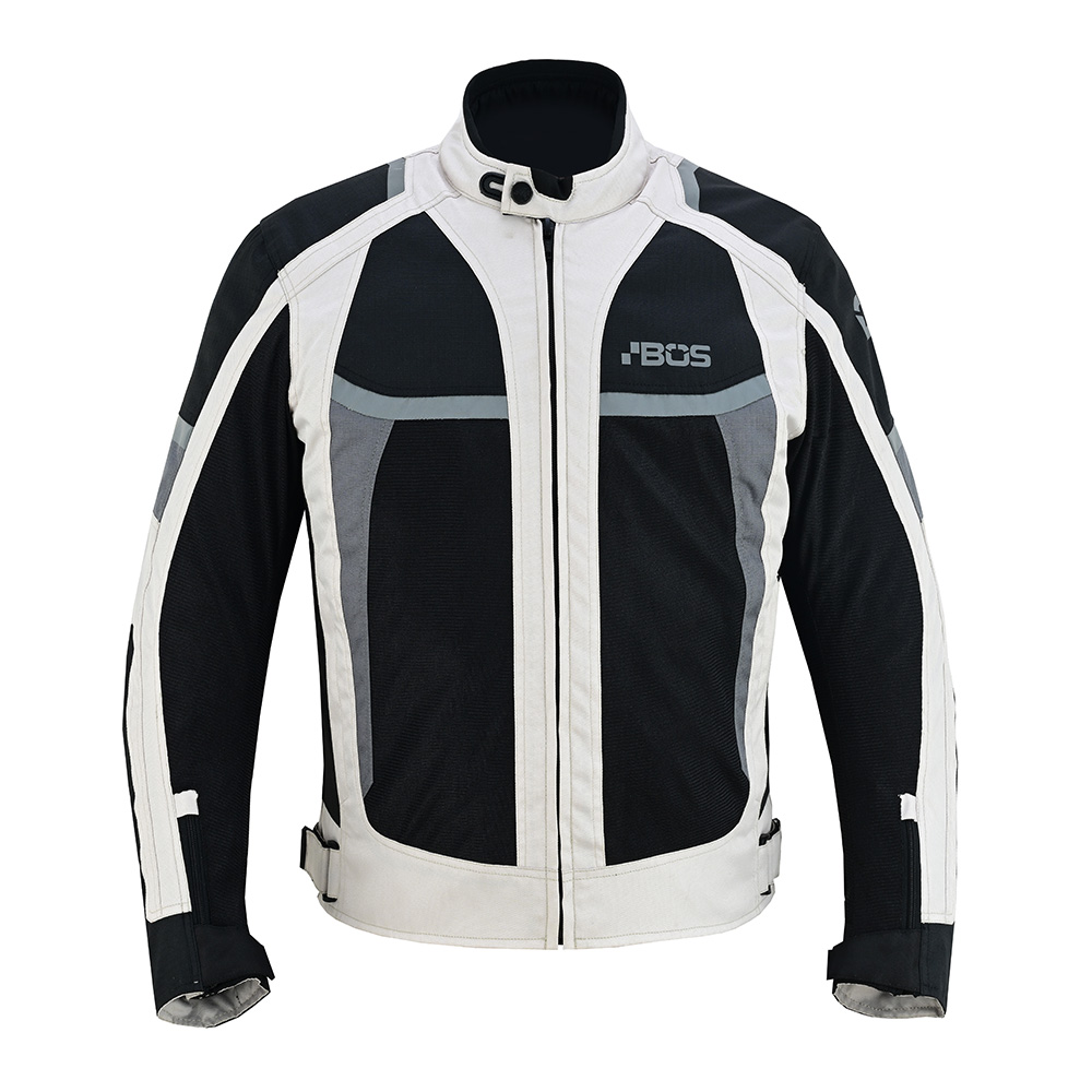 Pánská moto bunda BOS Libera Gray L
