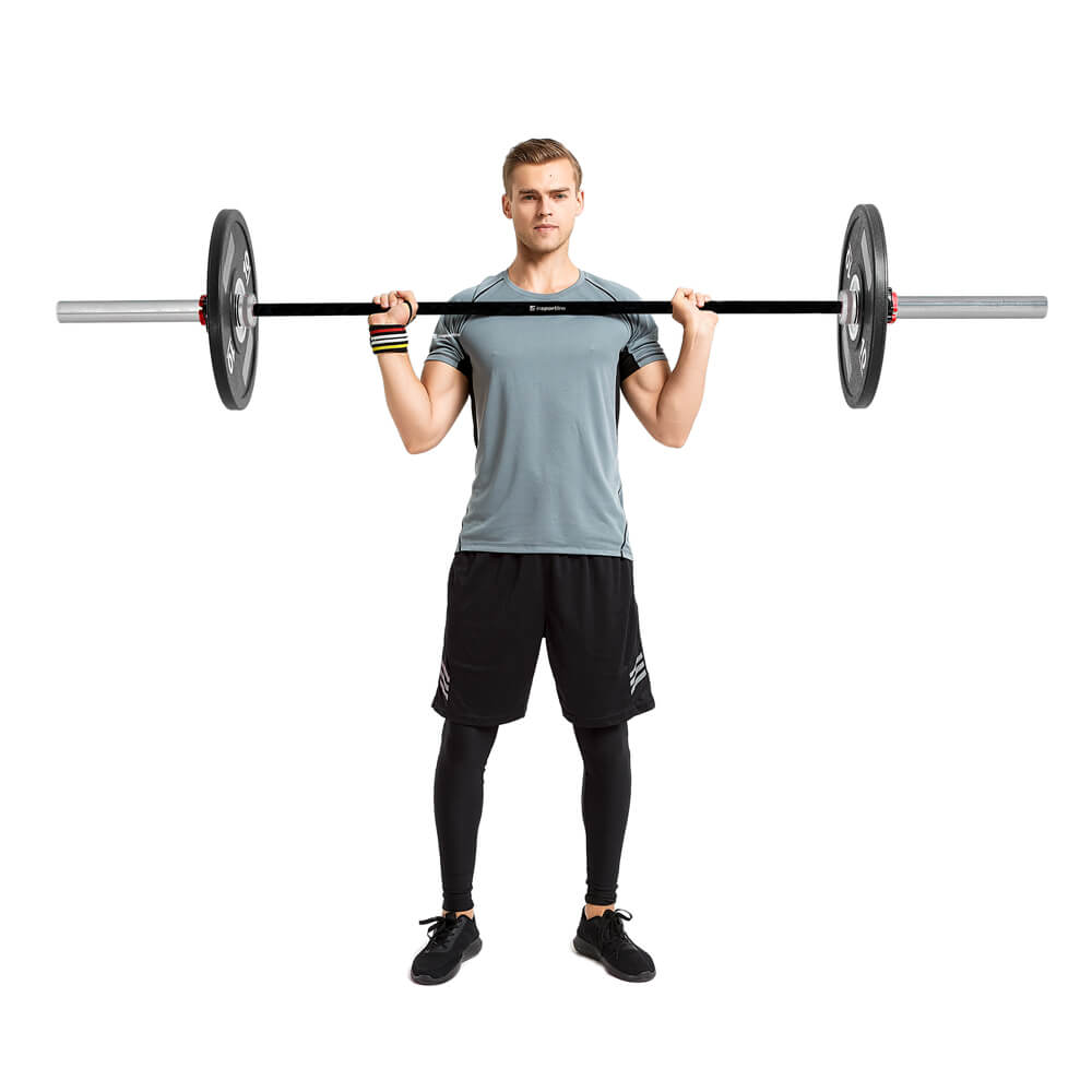 Vzpěračská tyč s ložisky inSPORTline OLYMPIC OB-86 MTBH4 220cm/50mm 20kg, do 450kg, bez objímek (obrázek 3)