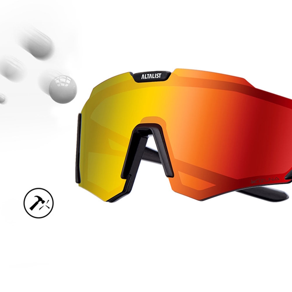 Dětské sluneční brýle Altalist Kizuna Kids bílá s oranžovými skly - Obrázek 7