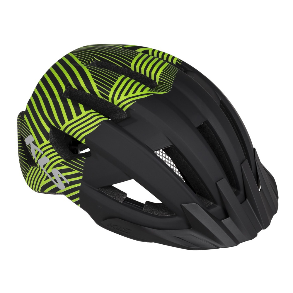 Levně Cyklo přilba Kellys Daze Black Green M/L (55-58)