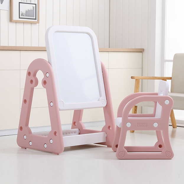 Kreslící tabule s židličkou inSPORTline Gacino růžová - Obrázek 2