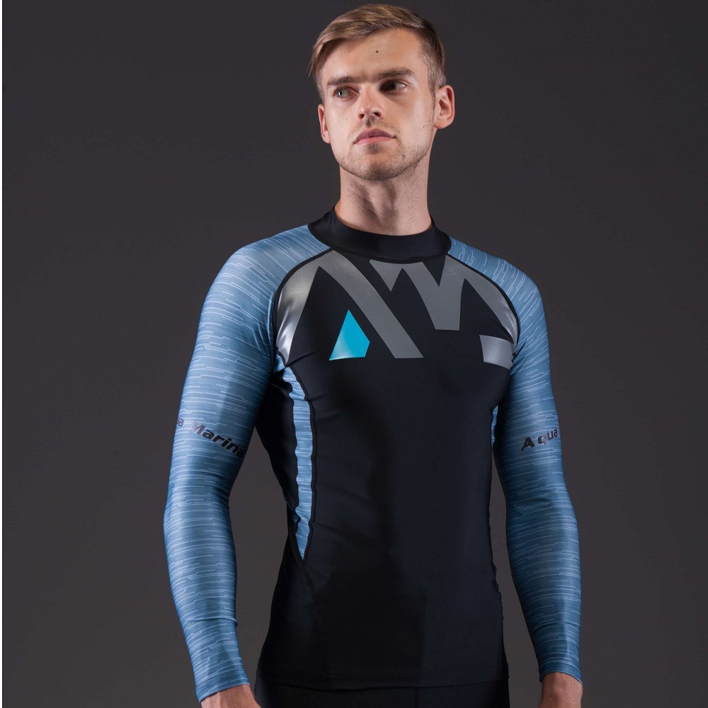 Pánské tričko pro vodní sporty Aqua Marina Division šedá S (obrázek 4)