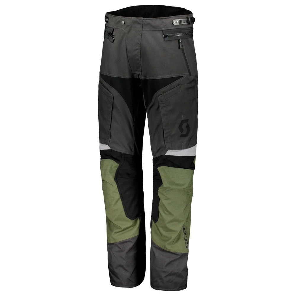 Moto kalhoty SCOTT Dualraid DP Grey/Olive-Green - 3XL (40)