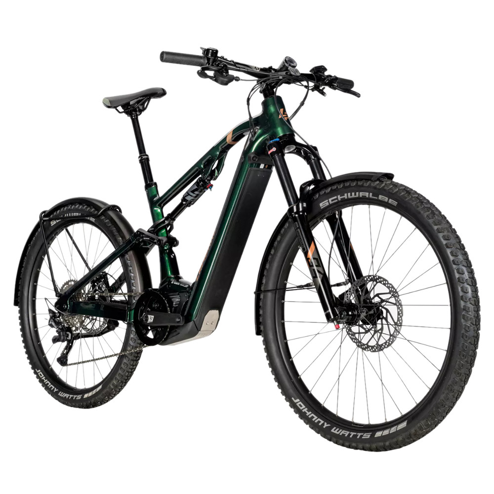 Celoodpružené elektrokolo Lapierre E-Explorer 8.6 Military Green 27,5" - model 2024 XL (20", 184-196 cm)