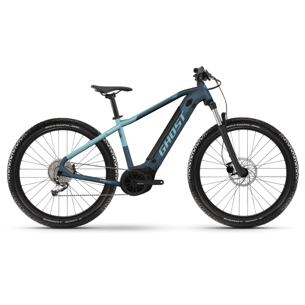 Horské elektrokolo Ghost E-Teru Essential 27,5" B500 S 8.0 Grey/Blue - S (16", 163-173 cm)