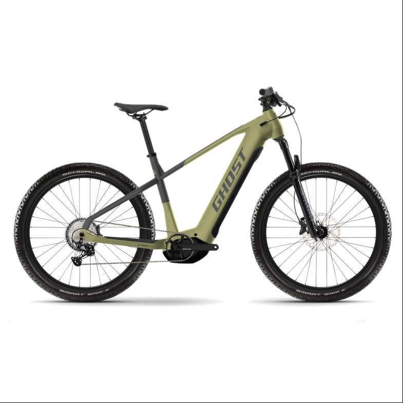 Horské elektrokolo Ghost E-Teru Pro 29" B750 - model 2023  Green/Black  XL (21,5", 187-200 cm)