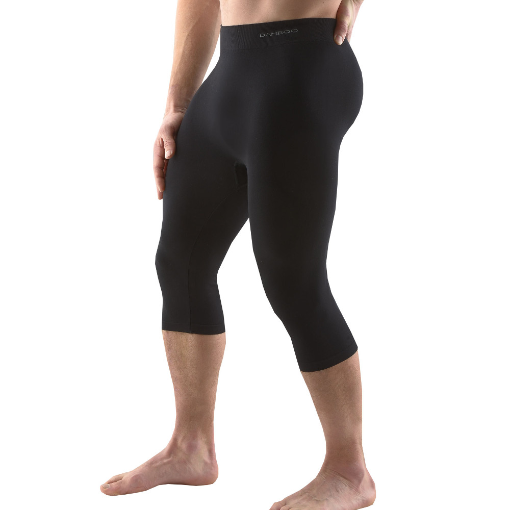 Unisex capri legíny EcoBamboo  černá  S/M