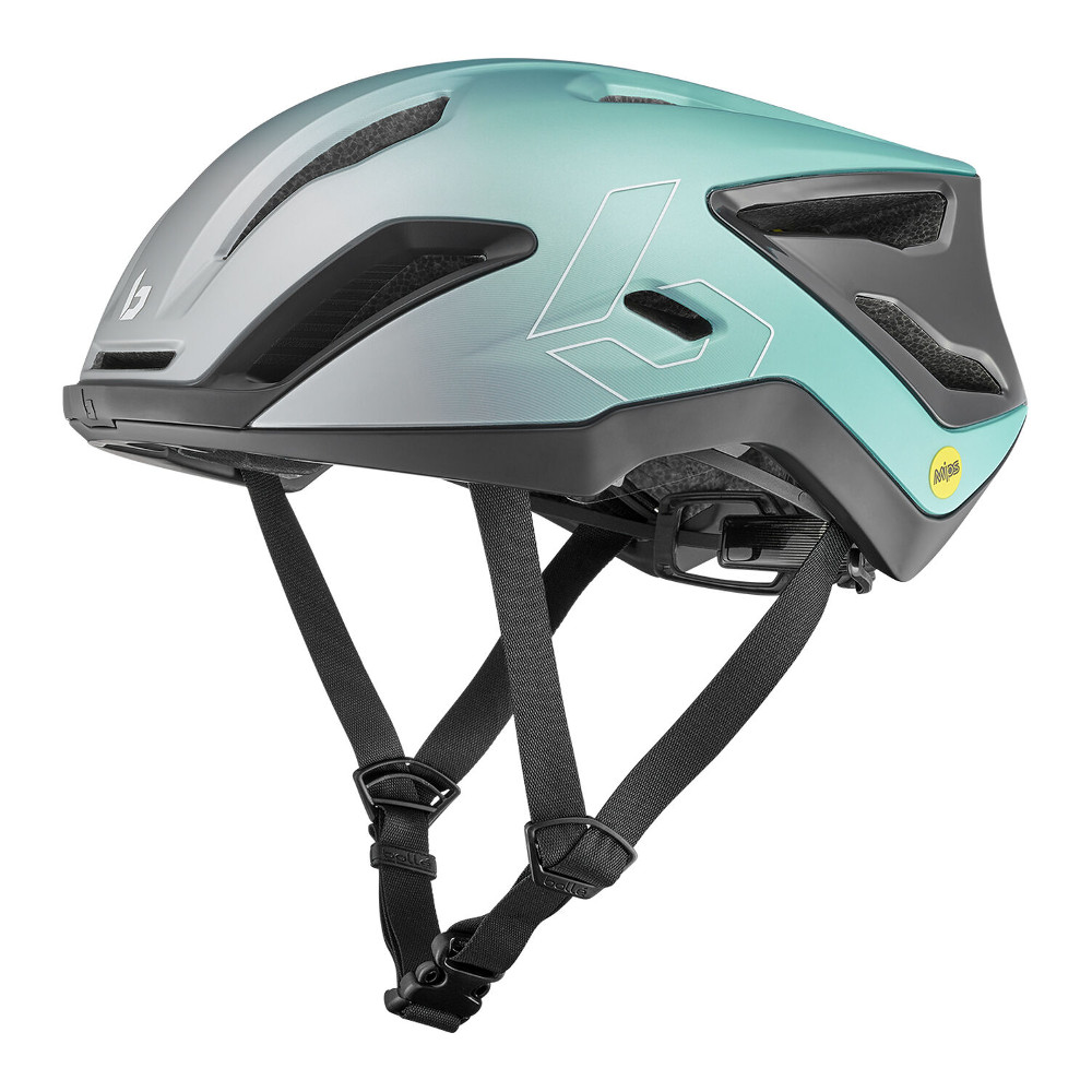 Cyklo přilba Bollé Exo MIPS Green & Grey Metallic - M (55-59)