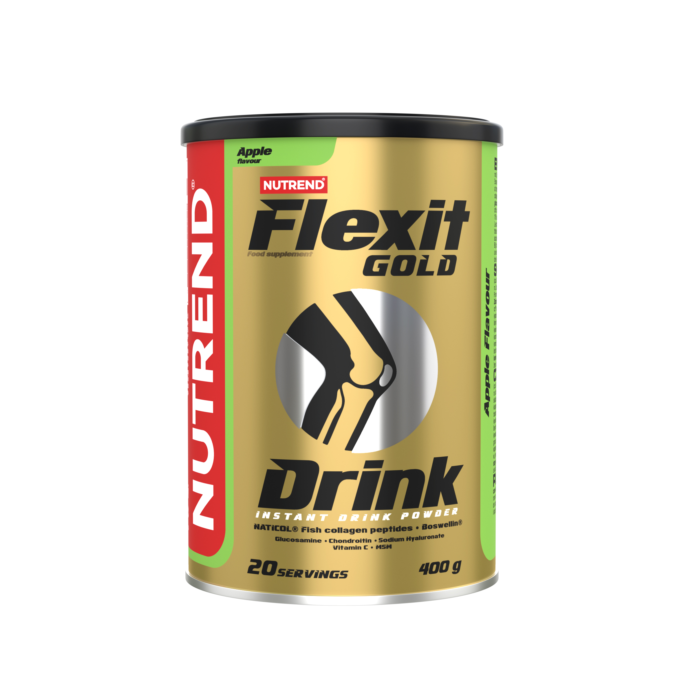 Kloubní výživa Nutrend Flexit Gold Drink 400 g jablko - Obrázek 4