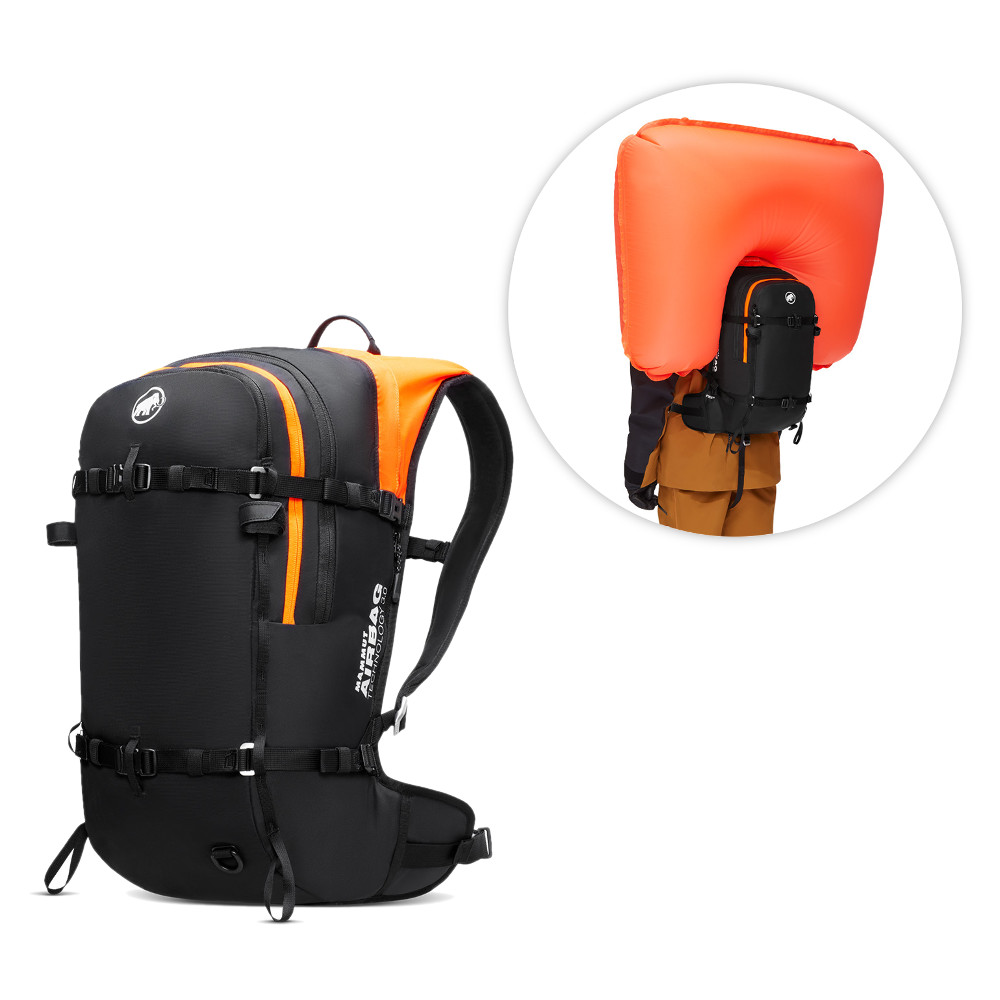 Lavinový batoh Mammut Free 28 Removable Airbag 3.0 28l Black