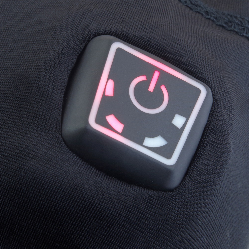 Vyhřívané tričko s dlouhým rukávem Glovii GJ1 2600 mAh černá S - Obrázek 3