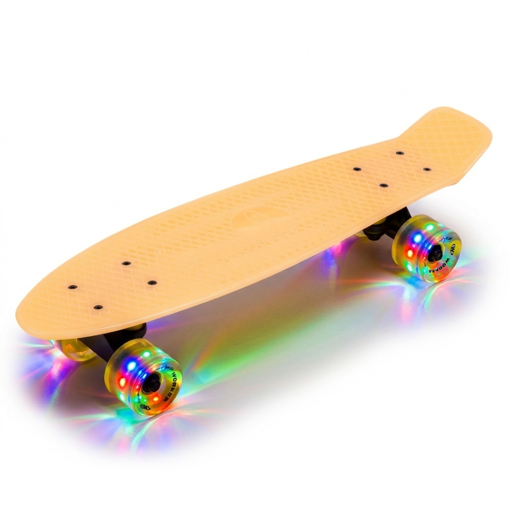 Svítící penny board WORKER Solosy C1 22″