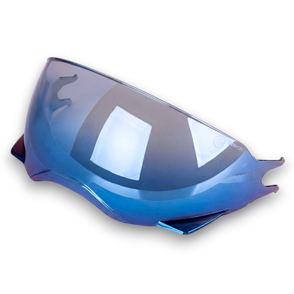 Náhradní hledí/sluneční clona pro přilbu W-TEC Satalone modrá