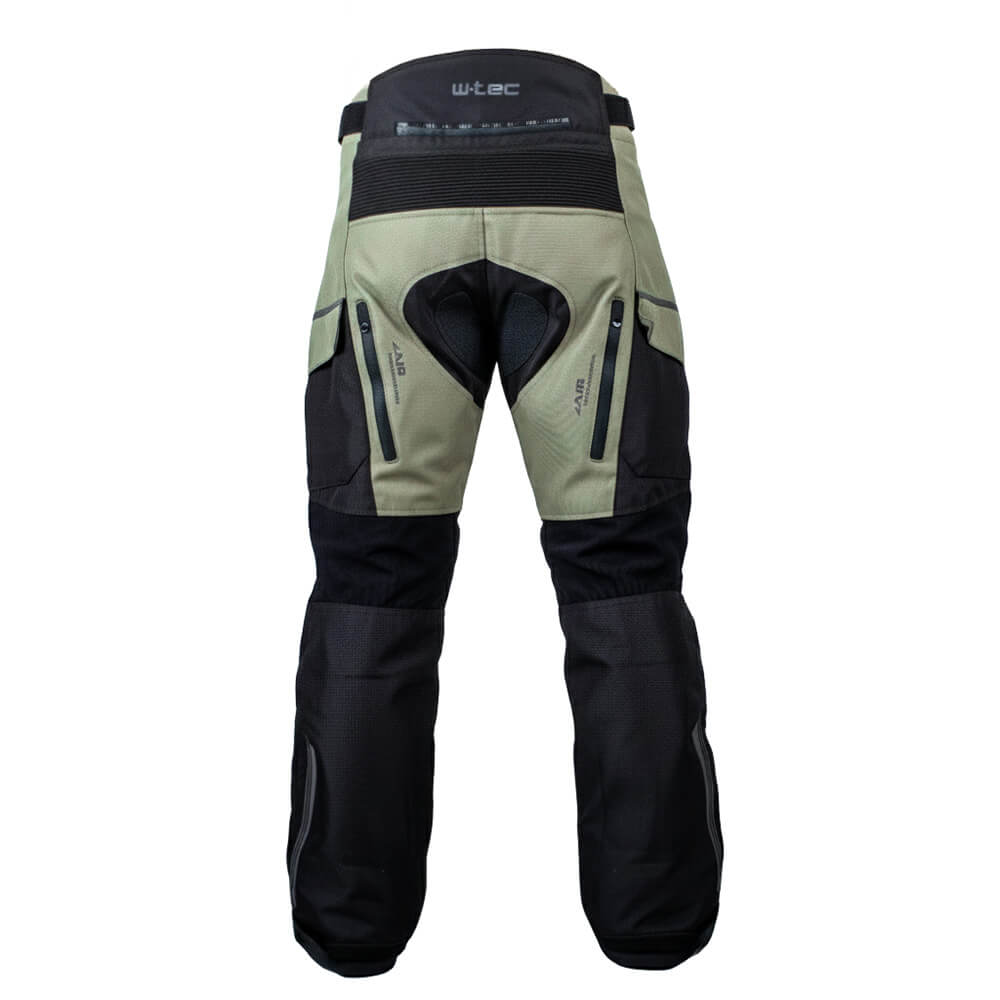 Moto kalhoty W-TEC Karmal černo-olivově zelená M (obrázek 7)