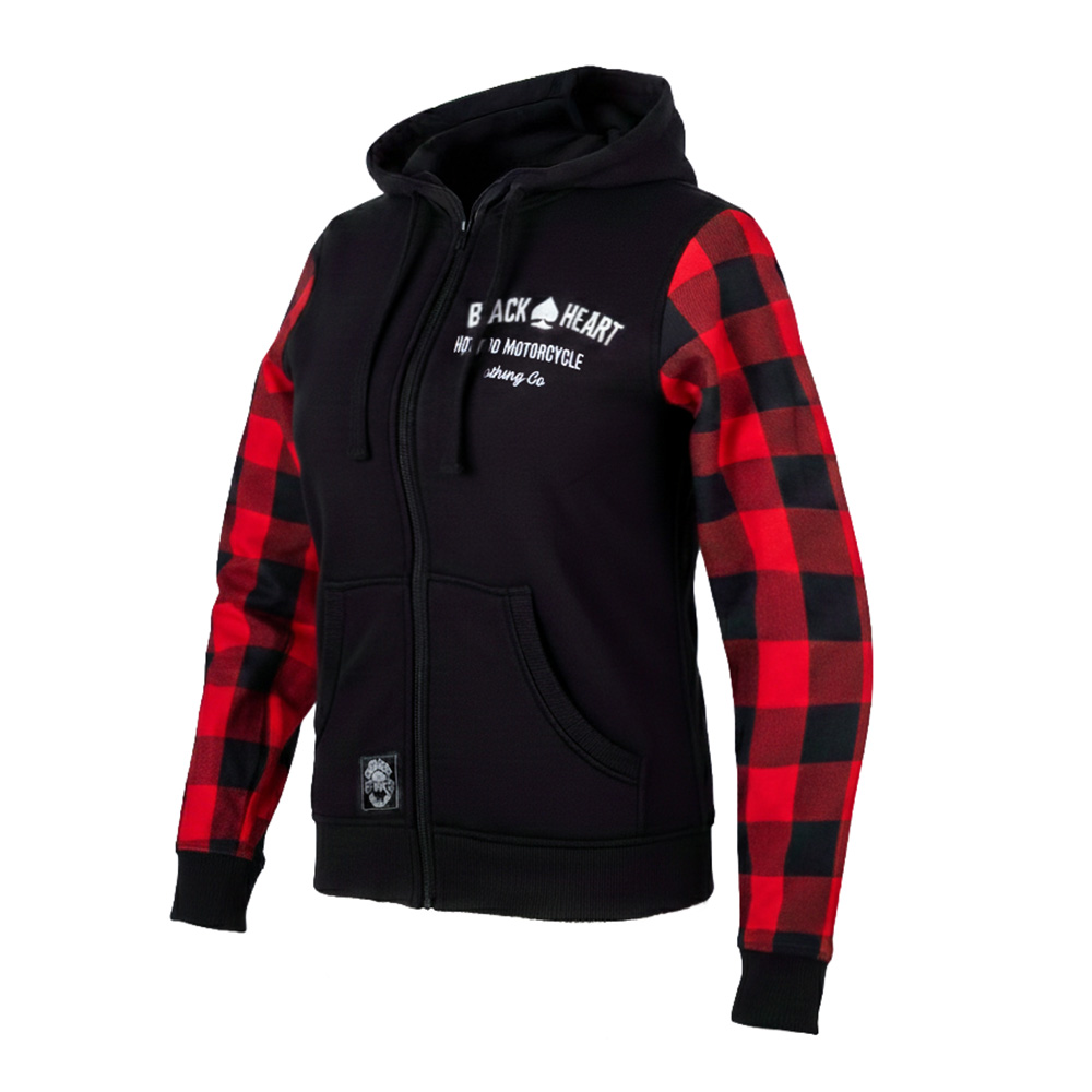 Dámská moto mikina W-TEC Black Heart Ramforge Lady červeno-černá S (obrázek 6)