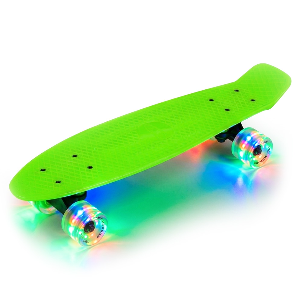 Penny board WORKER Aspy C4 22″ se svítícími kolečky
