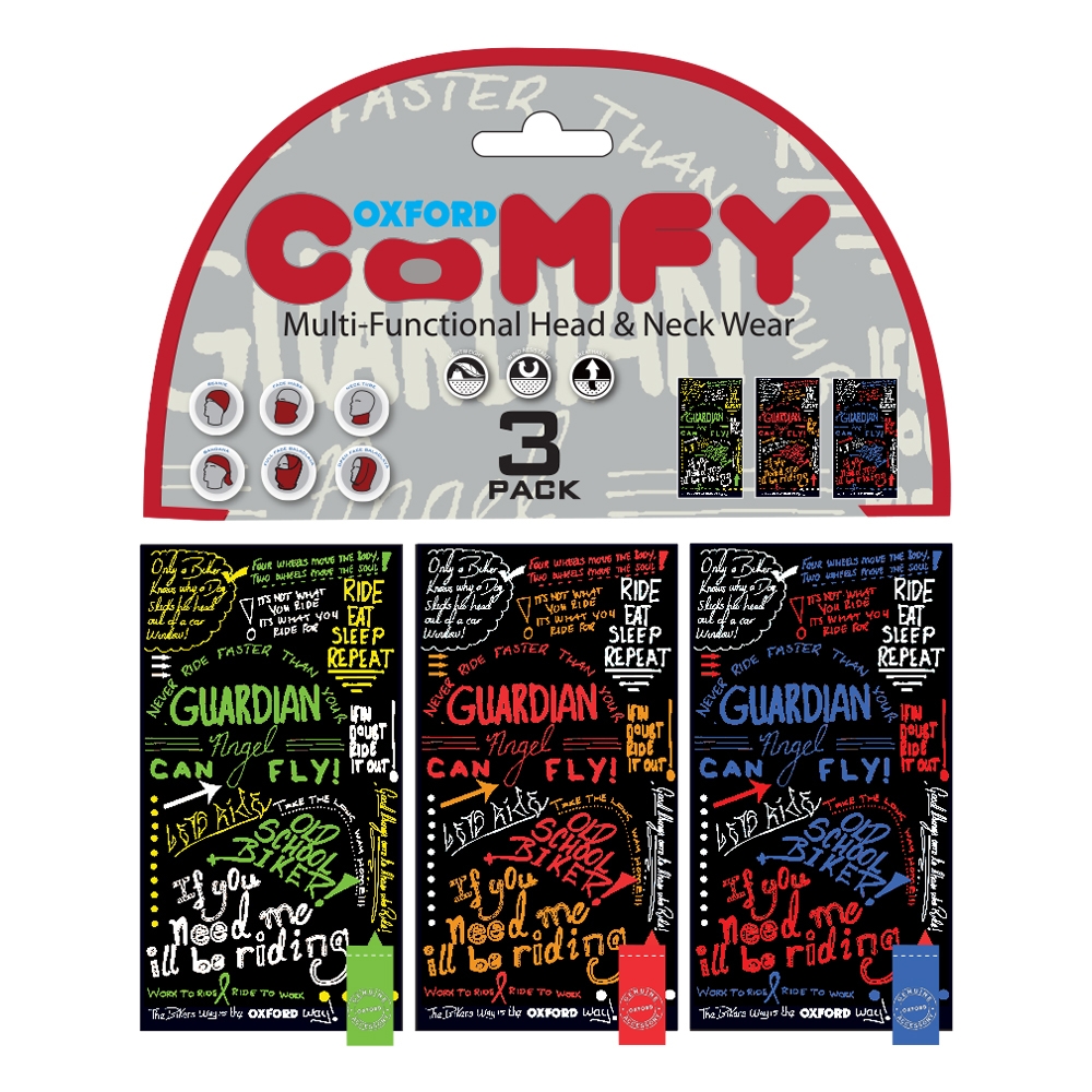 Univerzální multifunkční nákrčník Oxford Comfy 3-pack camo (obrázek 10)