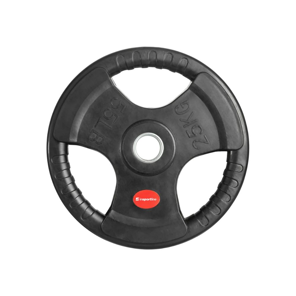 Pogumovaný olympijský kotouč inSPORTline Graton OL 25 kg 50 mm