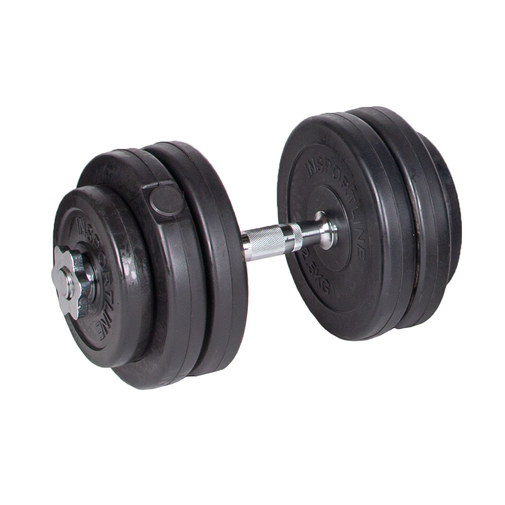 Nakládací činkový set s hrazdou inSPORTline CEM 180+40 cm/30 mm 5-80kg (obrázek 6)