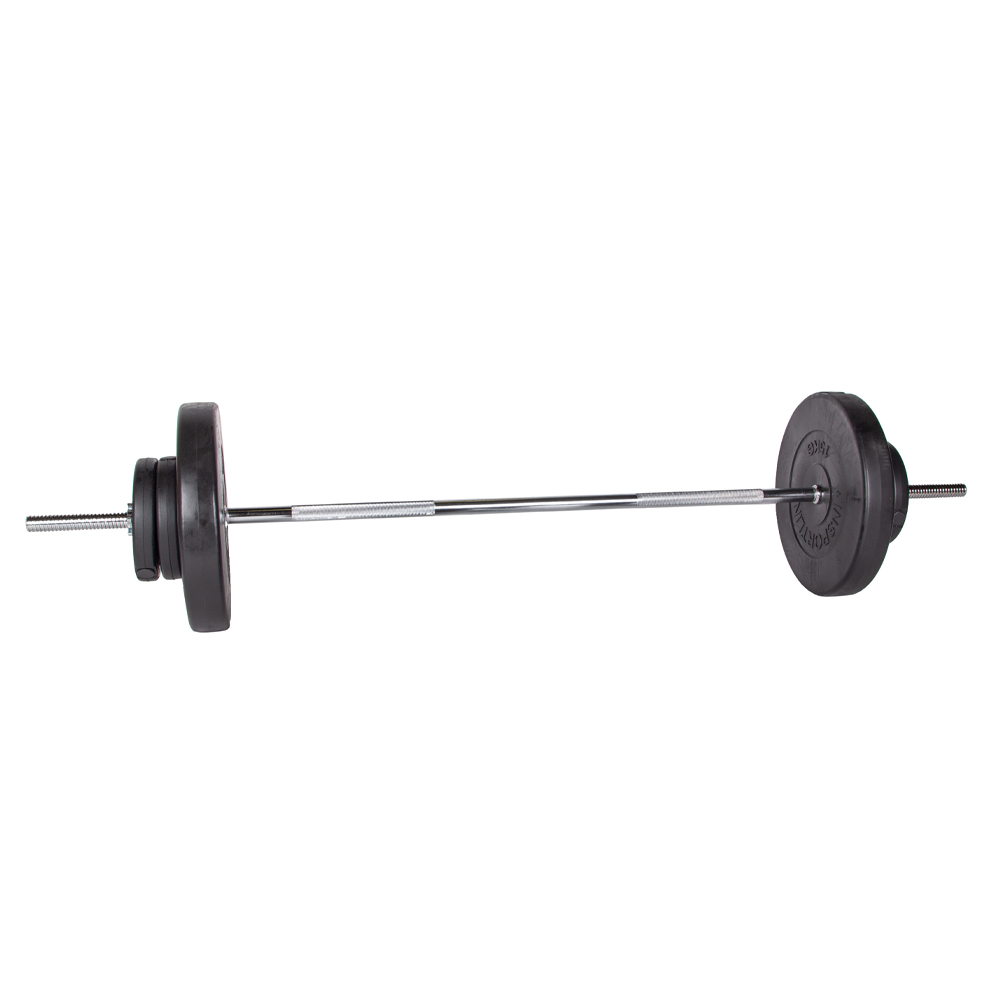 Nakládací činkový set s hrazdou inSPORTline CEM 180+40 cm/30 mm 5-80kg (obrázek 5)