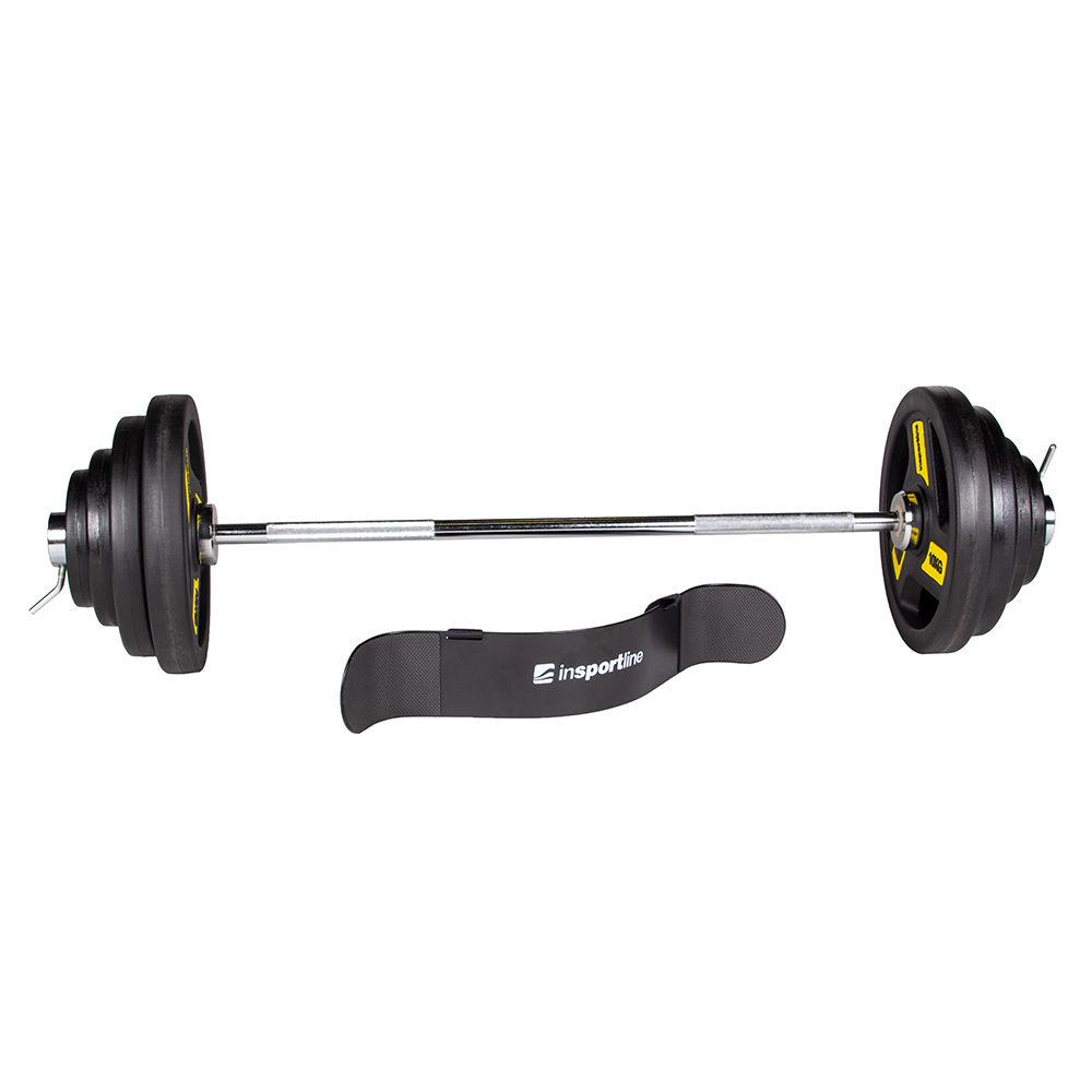 Olympijský nakládací set inSPORTline Biceps Herk 120 cm/50 mm 45 kg