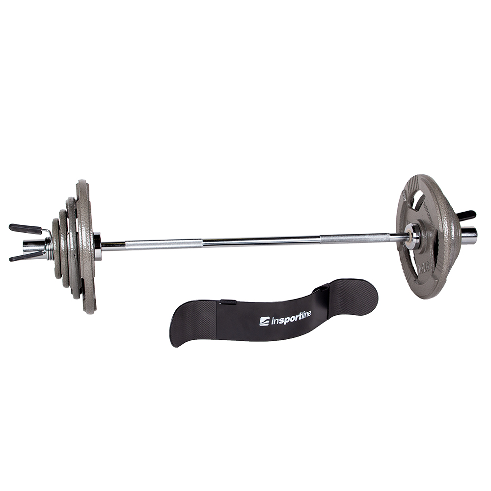 Olympijský nakládací set inSPORTline Biceps HAMERTON 120 cm/50 mm 45 kg