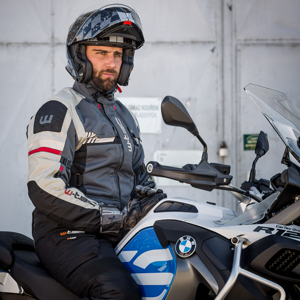 Moto rukavice W-TEC Kaltman černo-šedá S (obrázek 5)