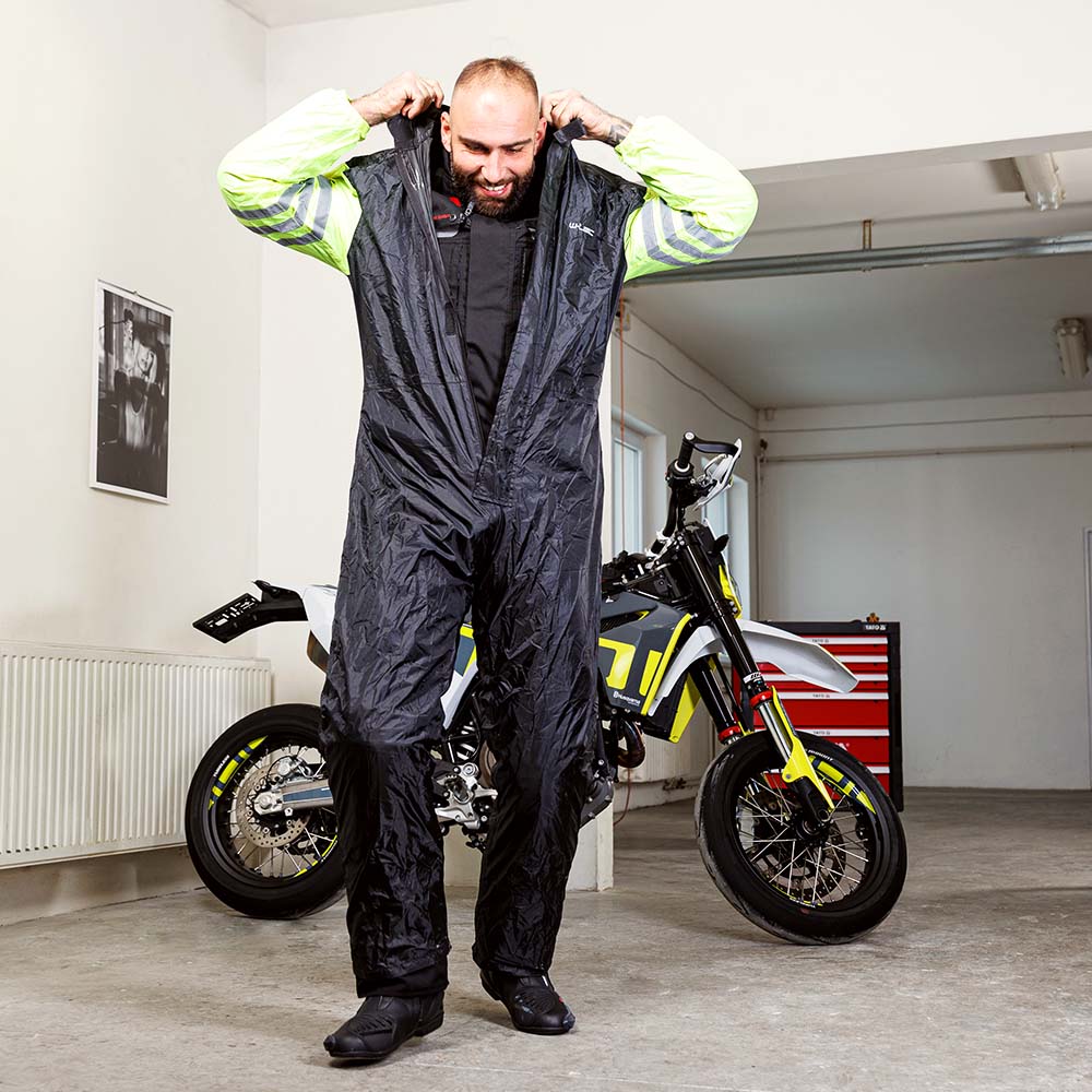 Moto pláštěnka W-TEC Smedava černá-fluo 3XL - Obrázek 2