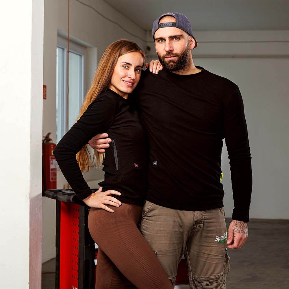 Pánské vyhřívané triko W-TEC Insulong černá S - Obrázek 7