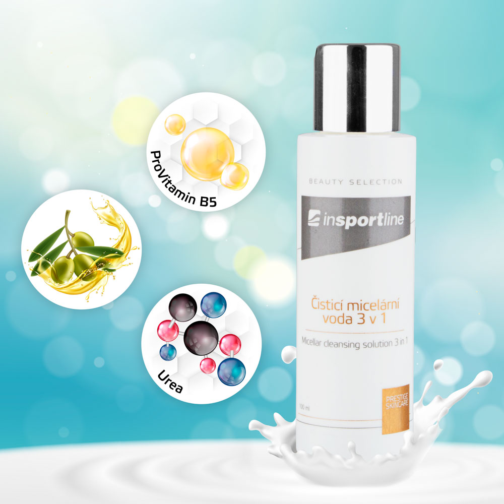 Čisticí micelární voda inSPORTline 3v1 100 ml - Obrázek 5