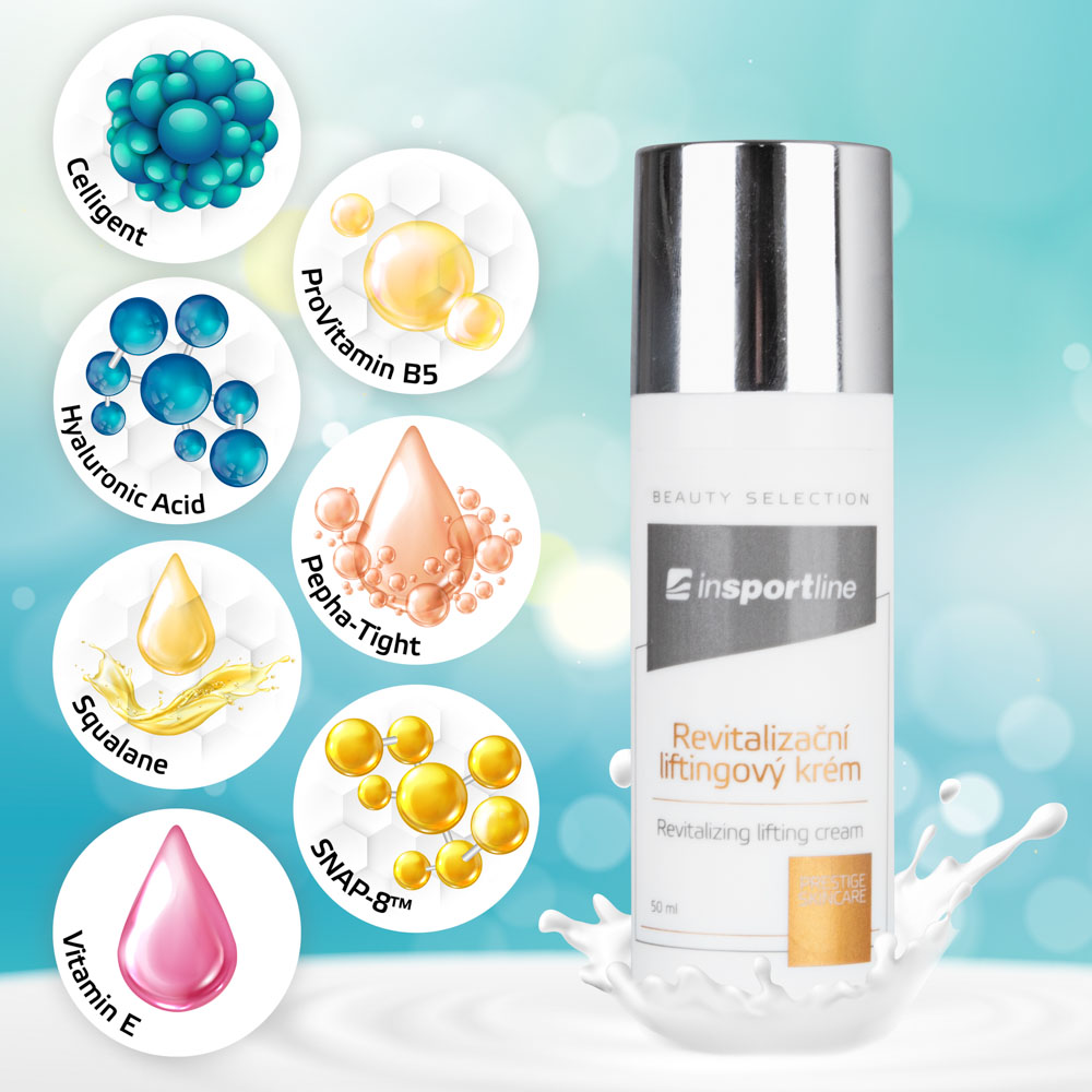 Revitalizační liftingový krém inSPORTline 50 ml - Obrázek 5