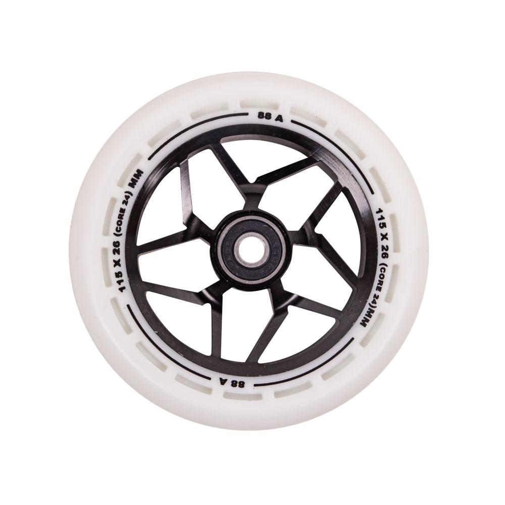 Kolečka LMT L Wheel 115 mm s ABEC 9 ložisky černo-bílá