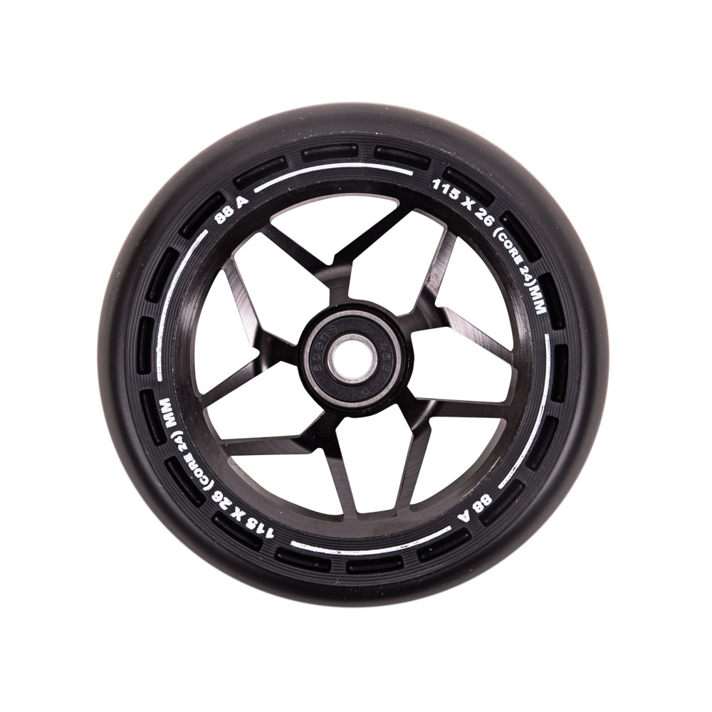 Kolečka LMT L Wheel 115 mm s ABEC 9 ložisky černo-černá