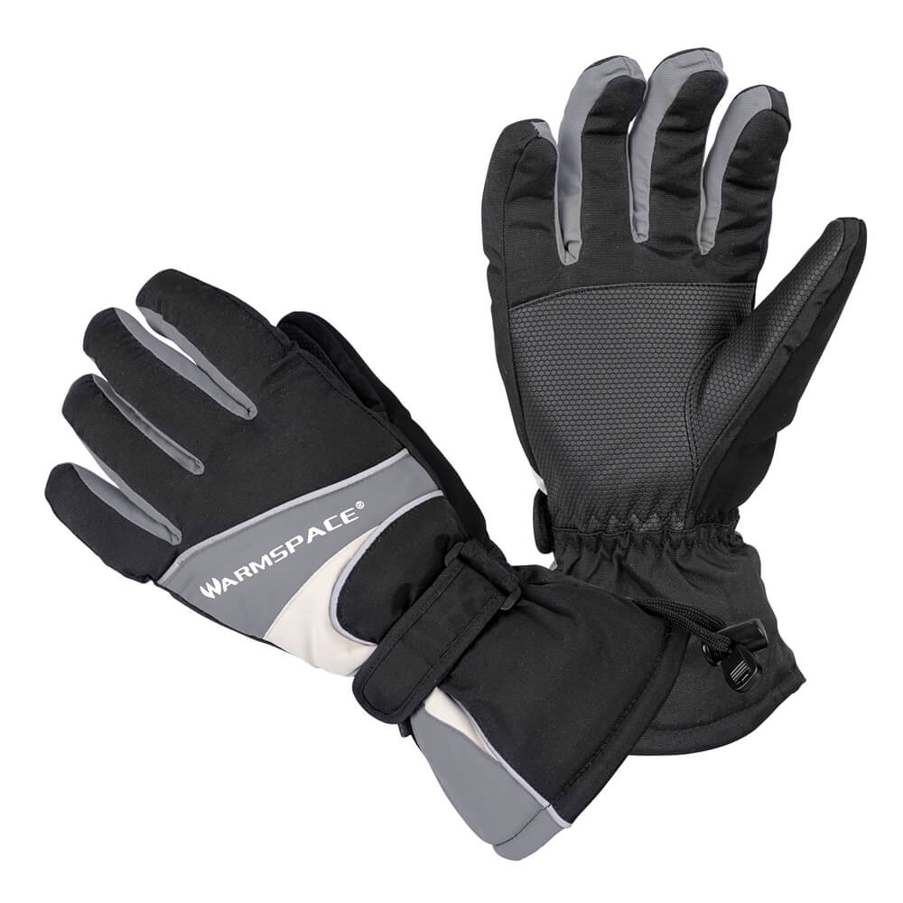 Univerzální vyhřívané rukavice W-TEC Boubin šedá - XL