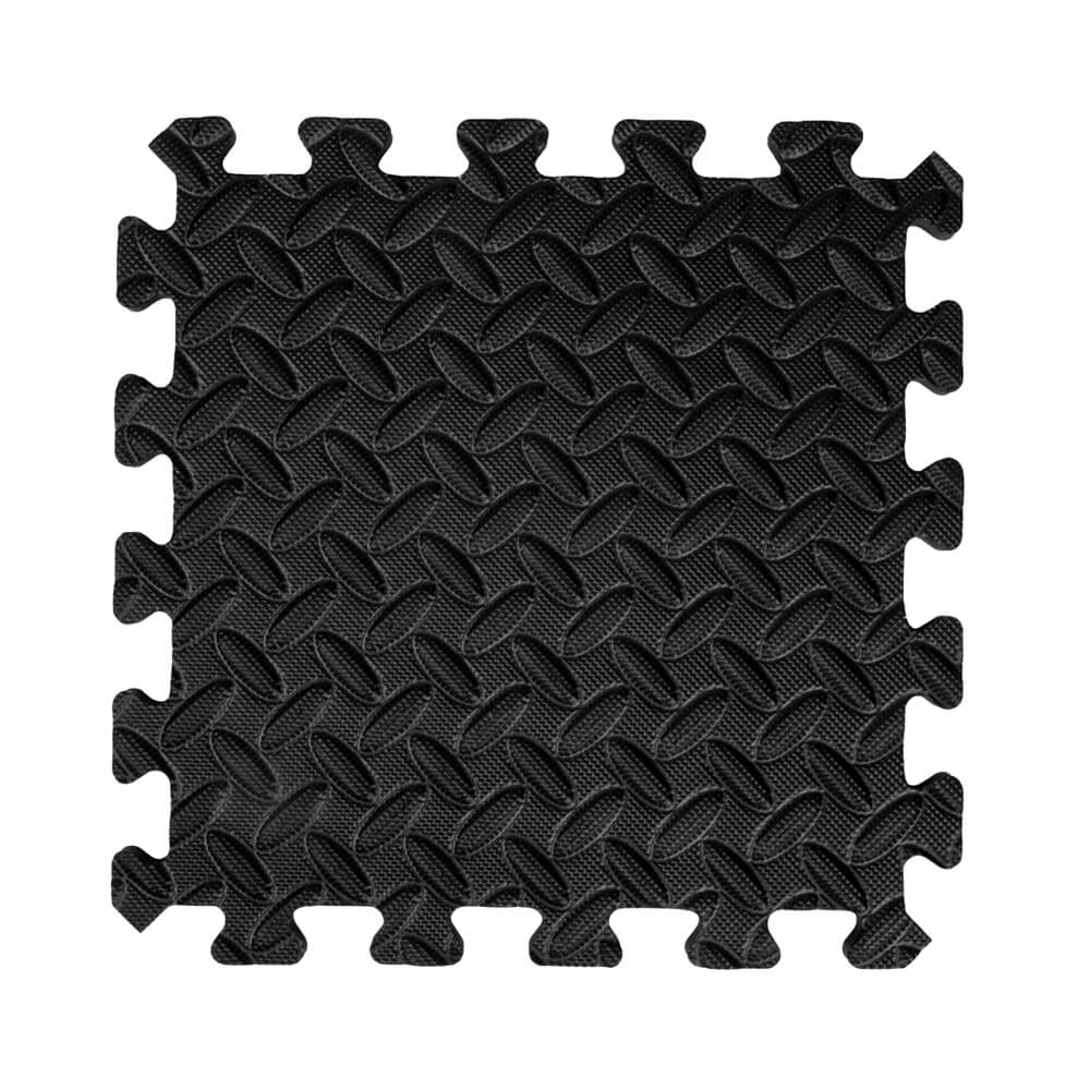 Puzzle podložka inSPORTline Famkin (12 dlaždic, 18 okrajů) černá (obrázek 8)